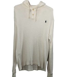 Polo Ralph Lauren Cream lightweight hoodie
